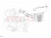 DUCATI 2009 Superbike 848 OIL COOLER » LUBRICATION SYSTEM
