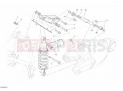 DUCATI 2008 Superbike 1098 REAR SHOCK ABSORBER » SWING ARM
