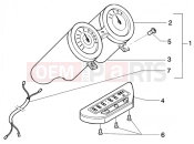 PIAGGIO Beverly 125 Instrument unit
