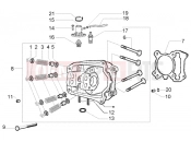 PIAGGIO Head - valves