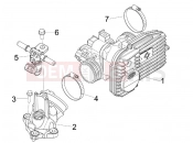 PIAGGIO Beverly 125 RST 4T 4V ie Throttle body - Injector - Induction joint