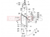 Cooling system - Piaggio Beverly 125 Sport 2007