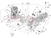 Crankcase - Piaggio Beverly 125 Sport 2007