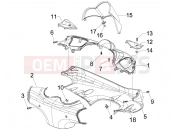 Handlebars coverages - Piaggio Beverly 125 Sport 2007