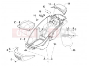 Helmet huosing - Undersaddle - Piaggio Beverly 125 Sport 2007