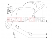 Saddle/seats - Piaggio Beverly 125 Sport 2007