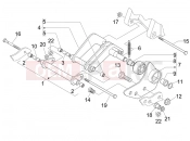 Swinging arm - Piaggio Beverly 125 Sport 2007