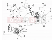 Brakes pipes - Calipers - Piaggio Beverly 125 Tourer 2008