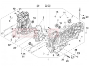 Crankcase - Piaggio Beverly 125 Tourer 2008