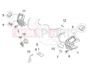 Selectors - Switches - Buttons - Piaggio Beverly 125 Tourer 2008
