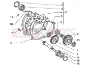 PIAGGIO Beverly 200 Rear wheel shaft