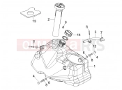 Benzin tank - Piaggio Beverly 250 Cruiser 2008