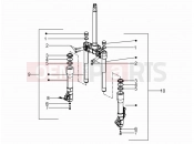 PIAGGIO Beverly 250 Cruiser Fork's components (Mingxing)