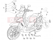 PIAGGIO Beverly 250 kábelezés
