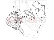 PIAGGIO Front top case
