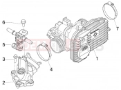 PIAGGIO Beverly 250 Tourer Throttle body - Injector - Induction joint
