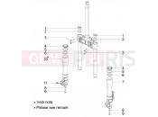 PIAGGIO Beverly 350 4V ie Fork's components (Kayaba)