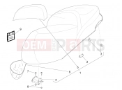 PIAGGIO Beverly 350 4T 4V ie Sport Touring Saddle/seats