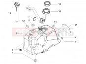 PIAGGIO Beverly 400 ie Benzin tank
