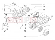 PIAGGIO Beverly 400 ie Tourer Crankcase cover - Crankcase cooling