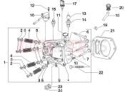 hengerfej - szelep - Piaggio Beverly 500 2005