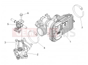PIAGGIO BV 250 (U.S.A.) Throttle body - Injector - Induction joint