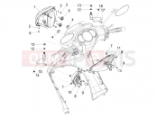 PIAGGIO BV 350 4T 4V ie E4 ABS ( USA / CA ) Front headlamps - Turn signal lamps