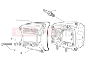 Cylinder head cover - Piaggio BV 500 ( USA / CA )