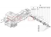 Driven pulley - Piaggio BV 500 ( USA / CA )