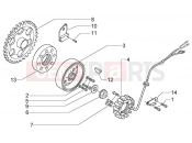 Flywheel magneto - Piaggio BV 500 ( USA / CA )