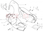 Handlebar coverings - Piaggio BV 500 ( USA / CA )