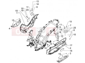 Passenger footrest - Piaggio BV 500 ( USA / CA )