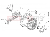 Rear wheel - Piaggio BV 500 ( USA / CA )