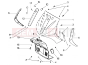 Shield-whell compartement - Piaggio BV 500 ( USA / CA )
