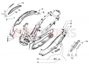 Side coverings-spoiler - Piaggio BV 500 ( USA / CA )