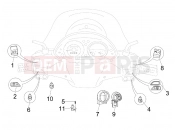 PIAGGIO BV 500 ( USA / CA ) Selectors - Switches - Buttons