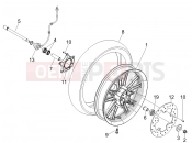 Front wheel - Piaggio Carnaby 200 2008