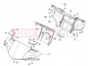 Handlebars coverages - Piaggio Carnaby 200 2008