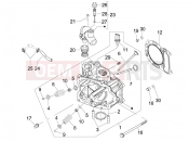 Head unit - Valve - Piaggio Carnaby 200 2008