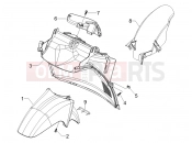 Wheel huosing - Mudguard - Piaggio Carnaby 200 2008