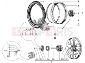 PIAGGIO Ciao Front wheel (25 Kmh version)