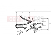 PIAGGIO Rear brake lever holder