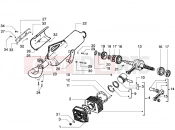 Crankshaft-cylinder-head-silencer - Piaggio Diesis 100