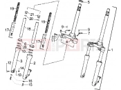 Front fork - Piaggio Diesis 100
