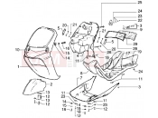Front shield-Footboard-Spoiler - Piaggio Diesis 100