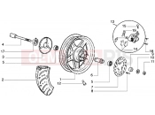 Front wheel - Piaggio Diesis 100