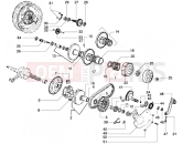 Speed variator, assy. - Piaggio Diesis 100