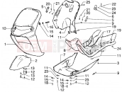 PIAGGIO Diesis 50 Front shield-Footboard-Spoiler