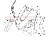 PIAGGIO Fly 100 Front shield