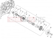 Driven pulley - Piaggio Fly 125 2006